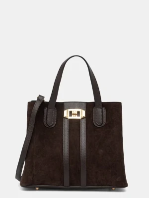 Answear.LAB Aktówka damska zamszowa