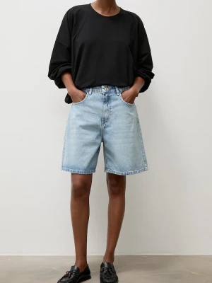 Answear.LAB bermudy damskie jeansowe niebieski