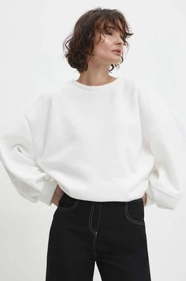 Answear Lab bluza bawełniana damska kolor biały melanżowa