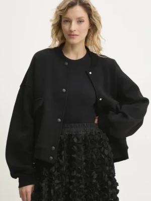 Answear.LAB bluza damska kolor czarny gładka