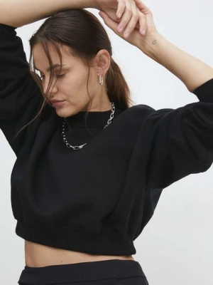 Answear Lab bluza damska kolor czarny gładka