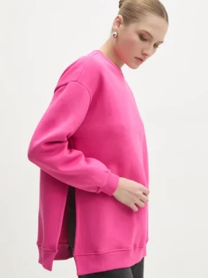 Zdjęcie produktu Answear Lab bluza damska kolor różowy gładka