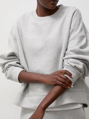 Answear.LAB bluza oversize damska bawełniana szary