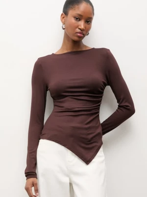 Answear.LAB bluzka asymetryczna damska z wiskozą