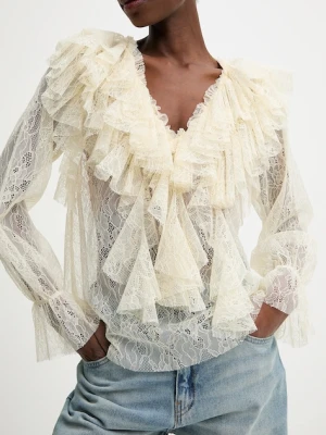 Answear.LAB bluzka damska kolor beżowy