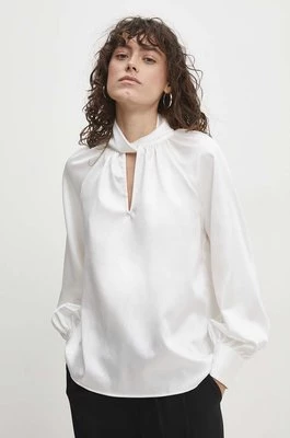 Answear Lab bluzka damska kolor biały gładka
