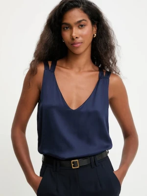 Answear.LAB bluzka damska kolor niebieski gładka