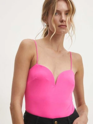 Answear Lab body damskie kolor różowy