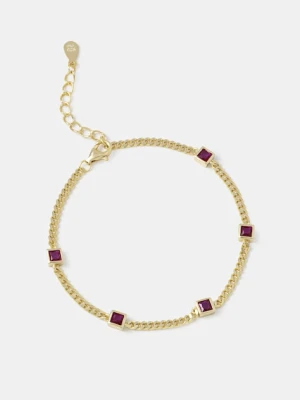 Answear.LAB bransoletka ze srebra 925 pozłacanego 18k złotem damska