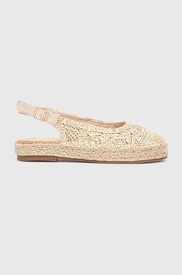 Answear Lab espadryle kolor beżowy