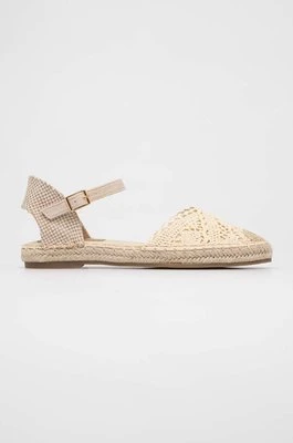 Answear Lab espadryle kolor beżowy