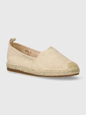 Answear Lab espadryle kolor beżowy