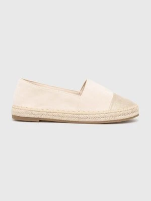 Answear Lab espadryle kolor beżowy