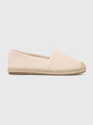 Answear Lab espadryle kolor beżowy