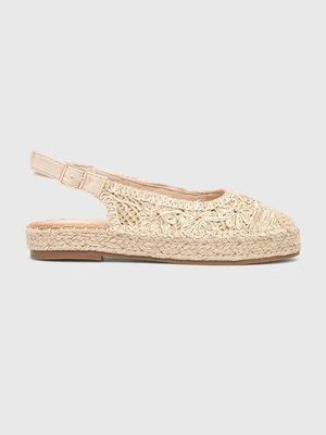 Answear Lab espadryle kolor beżowy