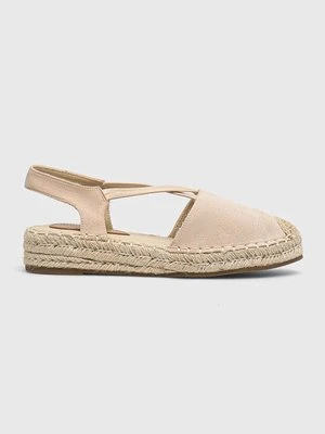 Answear Lab espadryle kolor beżowy