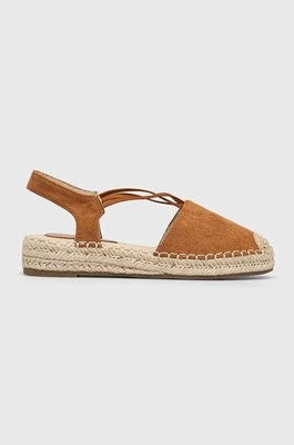 Answear Lab espadryle kolor brązowy