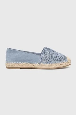 Answear Lab espadryle kolor niebieski