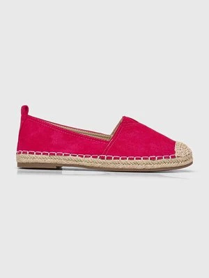 Answear Lab espadryle kolor różowy