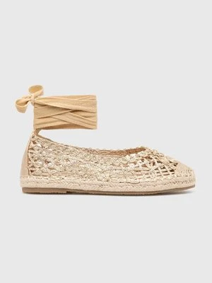 Answear Lab espadryle kolor złoty