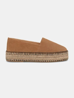 Answear.LAB espadryle na platformie damskie zamszowe