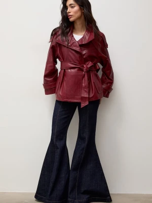 Answear.LAB jeansy bootcut damskie granatowy