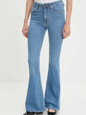 Answear.LAB jeansy bootcut damskie niebieski