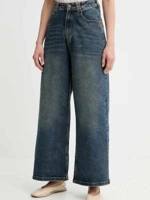 Zdjęcie produktu Answear Lab jeansy damskie kolor granatowy