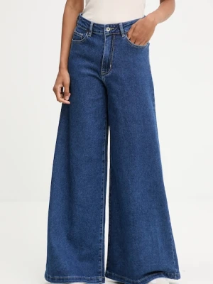 Answear.LAB jeansy damskie kolor granatowy