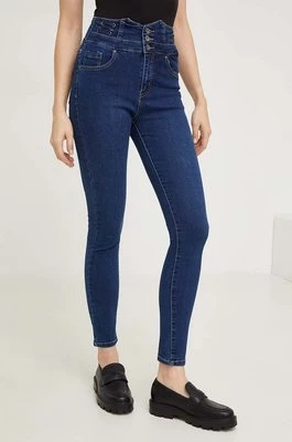 Answear Lab jeansy damskie kolor niebieski