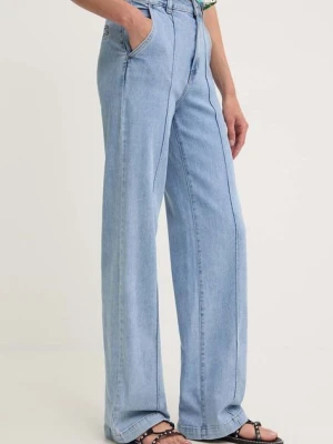 Answear Lab jeansy damskie kolor niebieski