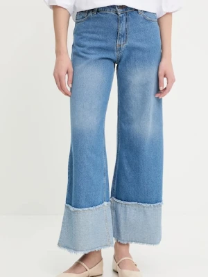 Answear.LAB jeansy damskie kolor niebieski