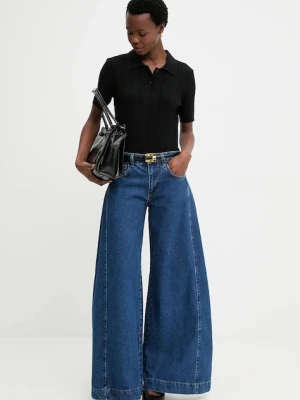 Answear.LAB jeansy damskie kolor niebieski