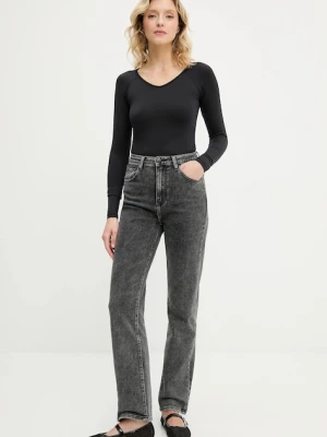 Answear.LAB jeansy damskie kolor szary