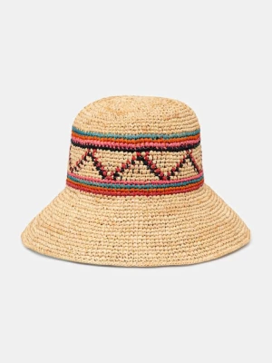 Answear Lab kapelusz Handmade kolor beżowy