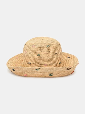 Answear.LAB kapelusz Handmade kolor beżowy