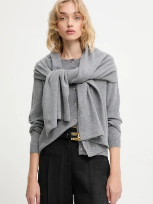 Answear.LAB kardigan z wełny merino z szalem