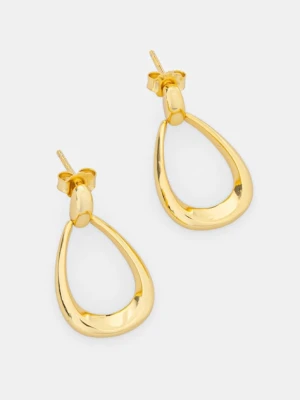 Answear.LAB kolczyki srebrne pozłacane