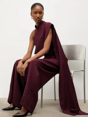 Answear.LAB kombinezon kolor bordowy