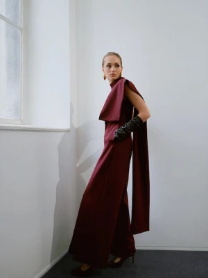 Answear.LAB kombinezon kolor bordowy