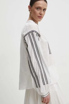 Answear Lab koszula bawełniana damska kolor biały relaxed