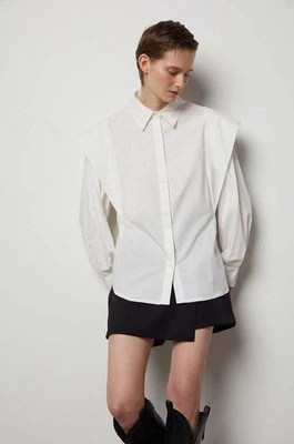 Answear Lab koszula damska kolor biały relaxed z kołnierzykiem klasycznym
