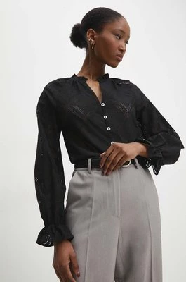 Answear Lab koszula damska kolor czarny regular