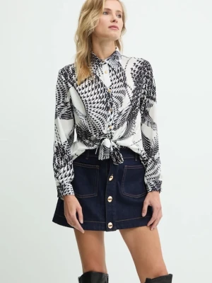 Answear.LAB koszula damska kolor czarny regular z kołnierzykiem klasycznym