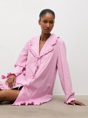 Answear.LAB koszula nocna damska kolor różowy