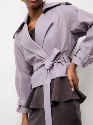 Answear.LAB krótka kurtka damska skórzana NOA z kolekcji Unscripted