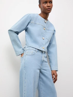 Answear.LAB kurtka damska jeansowa z kolekcji Unscripted