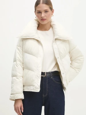 Answear.LAB kurtka damska kolor biały zimowa
