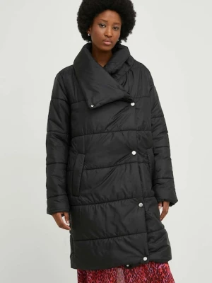 Answear.LAB kurtka damska kolor czarny zimowa oversize