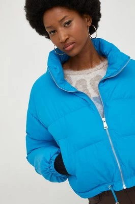 Answear Lab kurtka damska kolor niebieski zimowa oversize